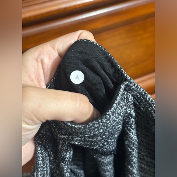 Lululemon Wunder Under Pant Coco Pique Black Size 4 - Picture 9 of 9